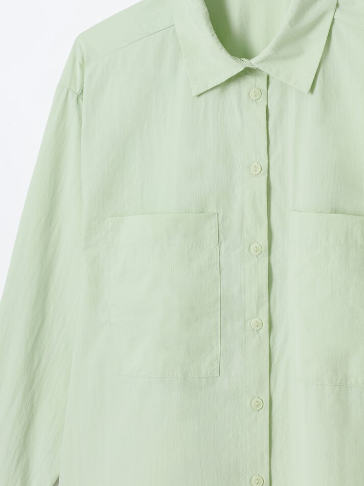 Camisa de manga comprida oversized - Lima