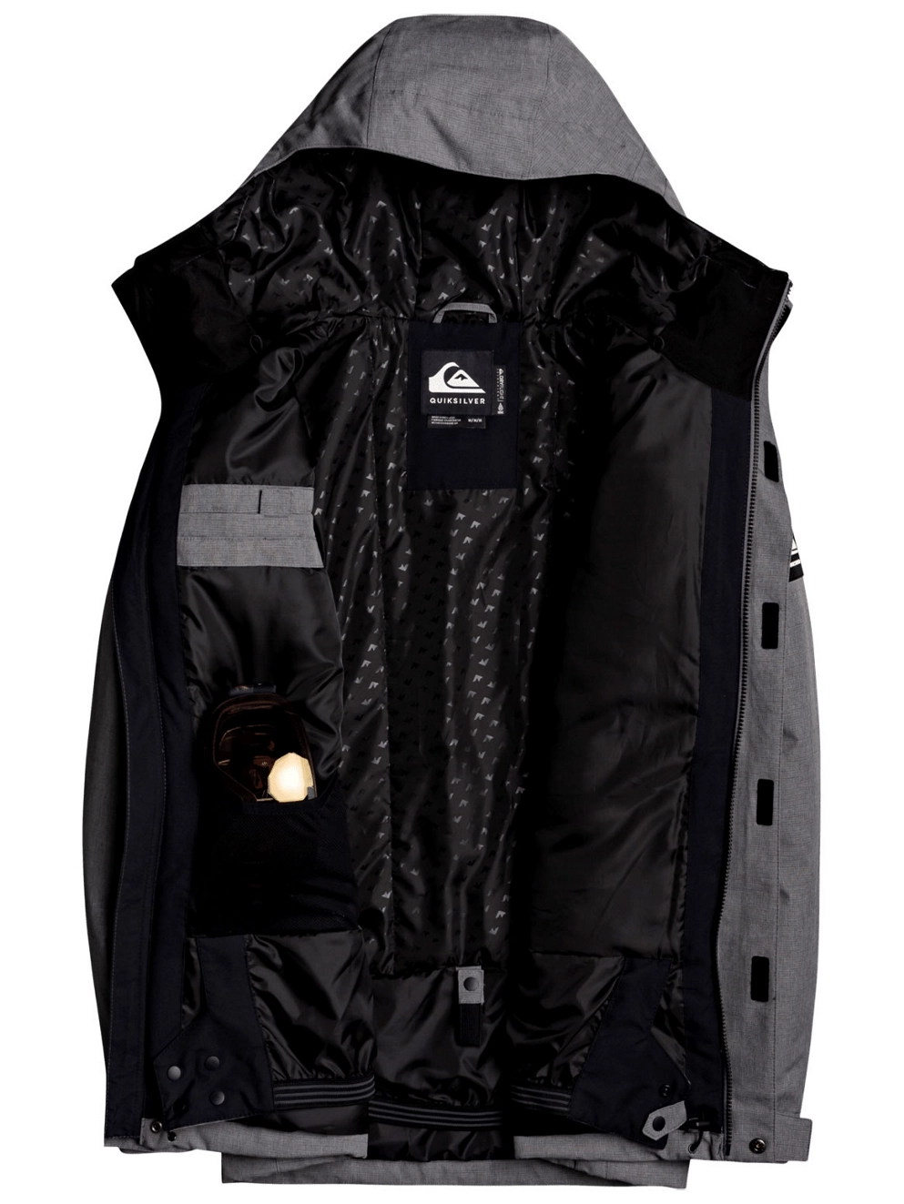 Quiksilver Mission Solid Jacket heather grey