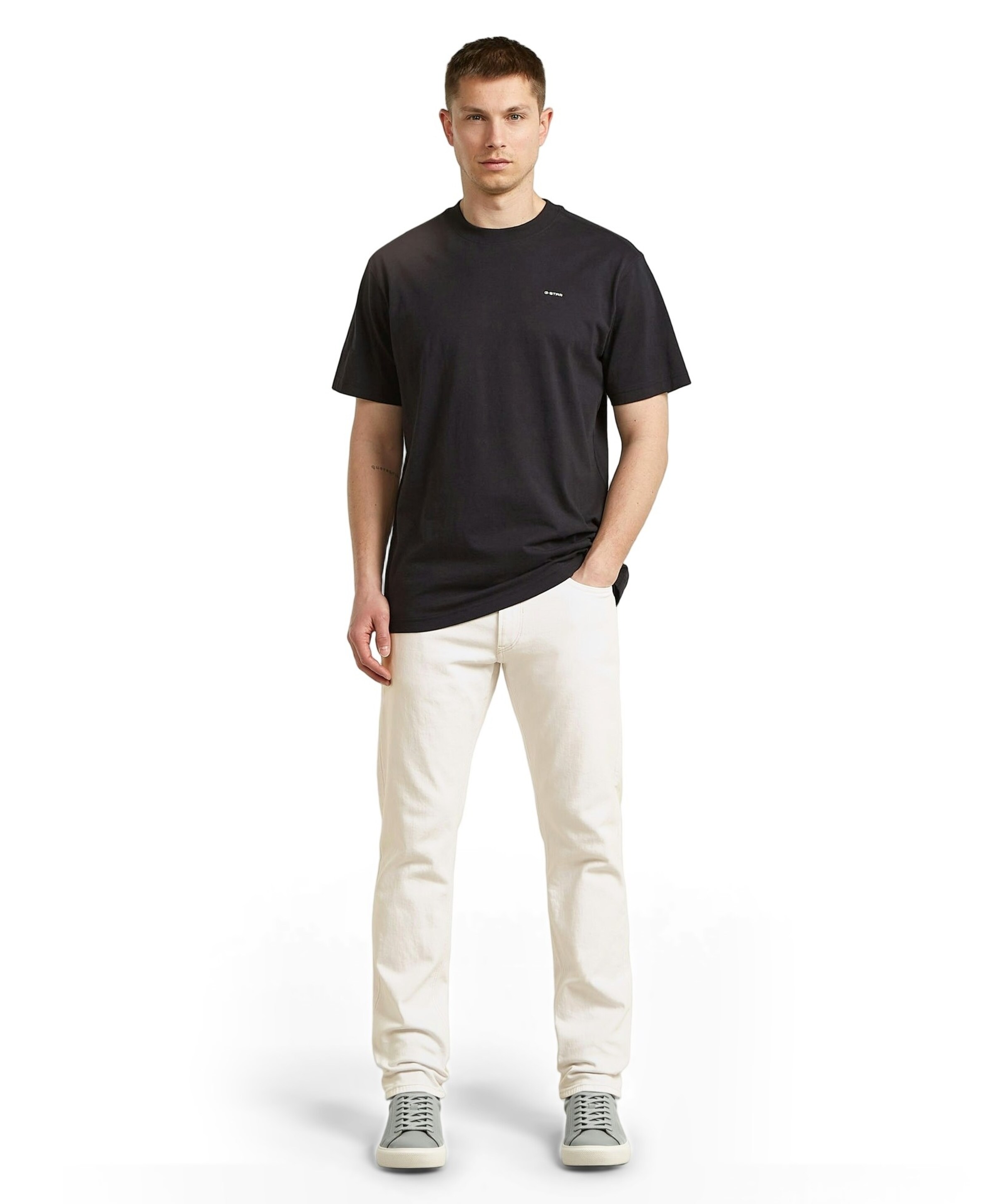 G-Star Raw Mosa Straight heren jeans ecru