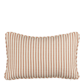 Kussen streep terra - l55xb35xh10cm