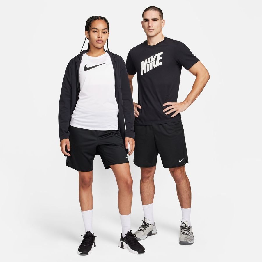 Nike Short d'Entraînement Dri-FIT Totality - Noir/Gris/Blanc