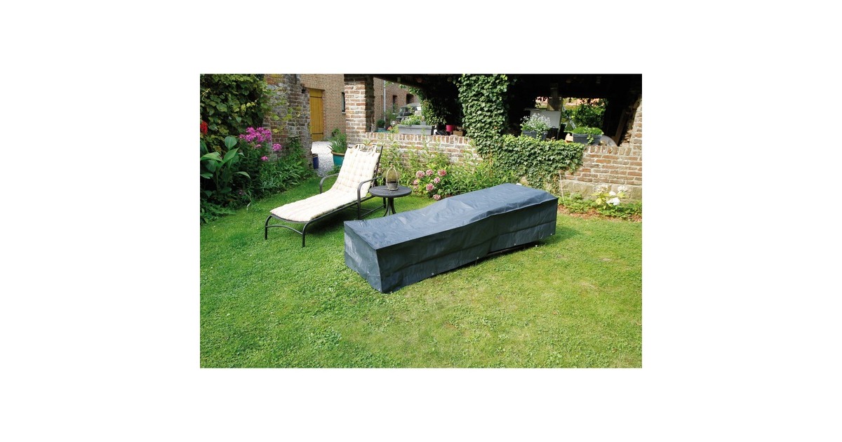 NatureTuinmeubelafdekhoes voor ligstoel afdekking  (Grijs, 6030607)