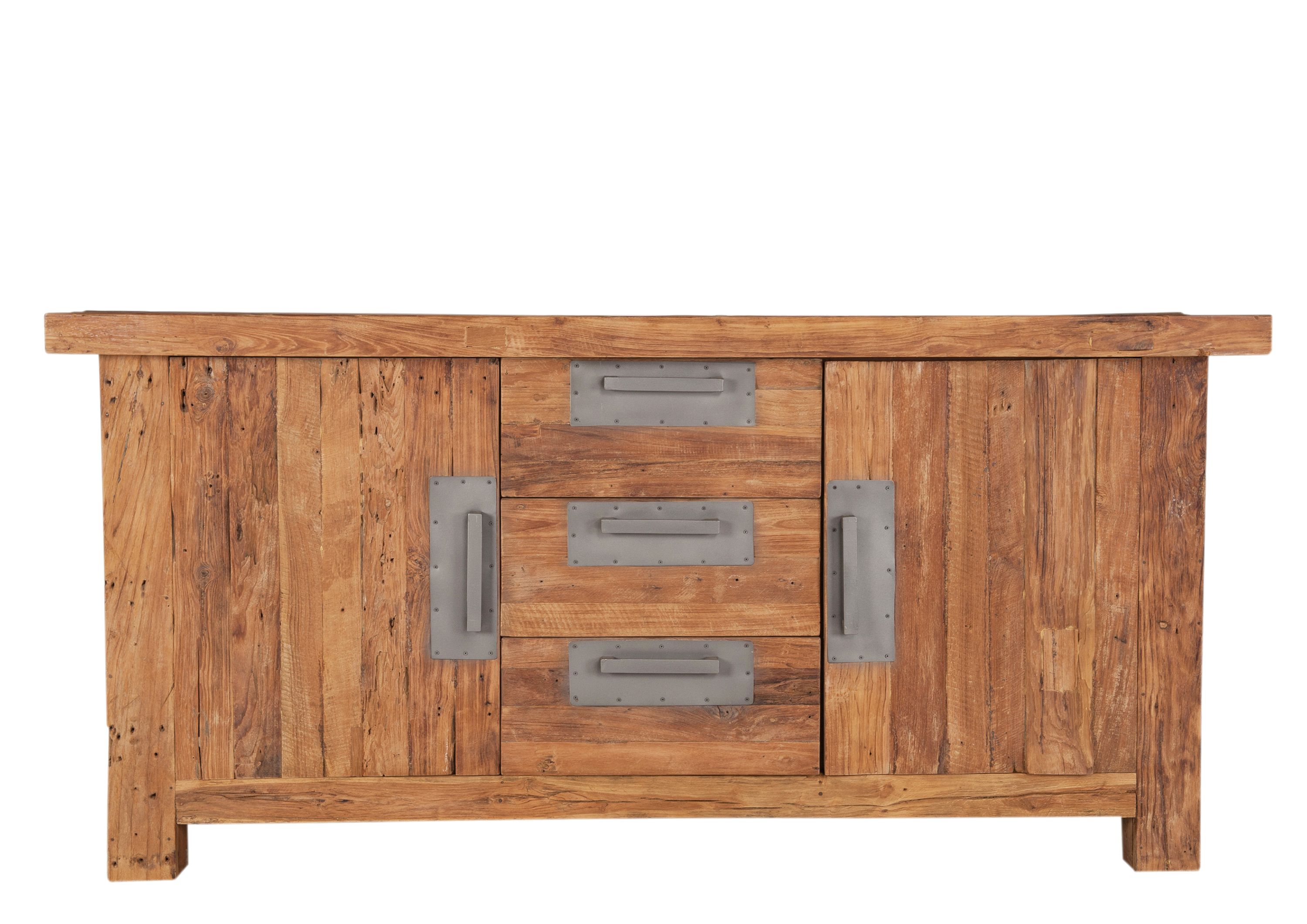 Sideboard Coral Teak Kommode Wohnzimmer Esszimmer Schubladen Schrank Highboard