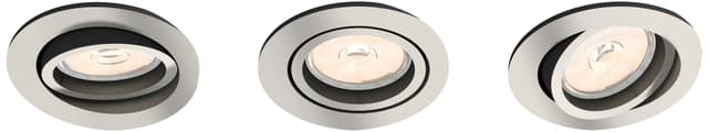 Philips Donegal Ceiling armatur GU10 3-pak (sølv)