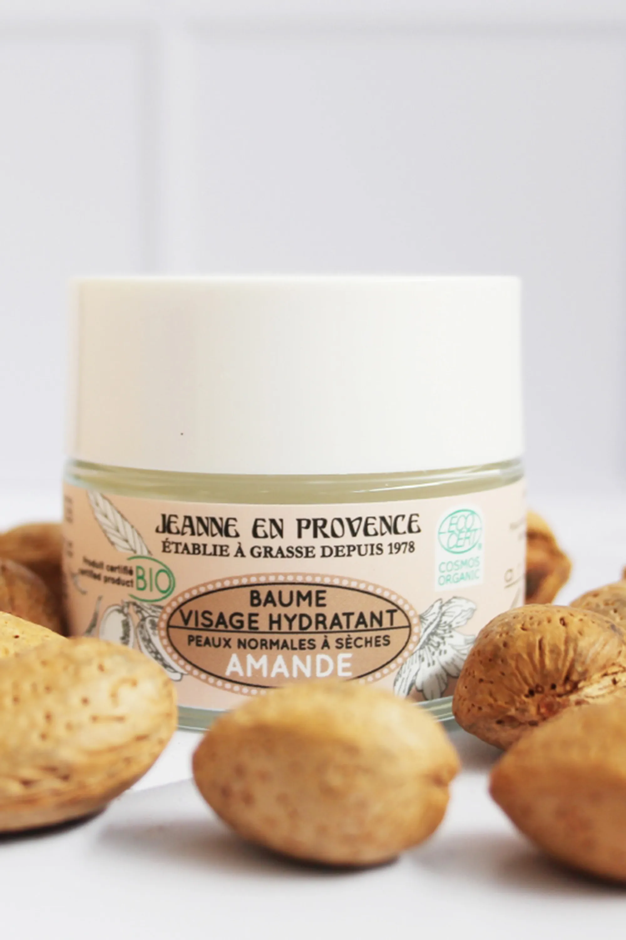 JEANNE EN PROVENCE Baume hydratant visage Amande bio-50 ml
