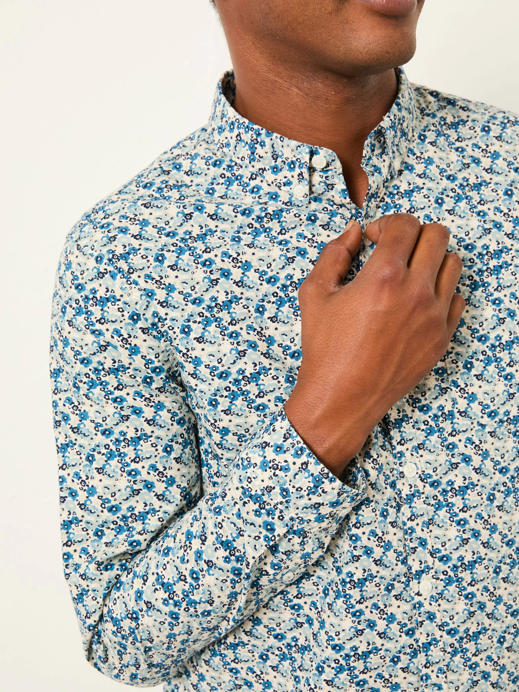 FatFace Long Sleeve Floral Shirt