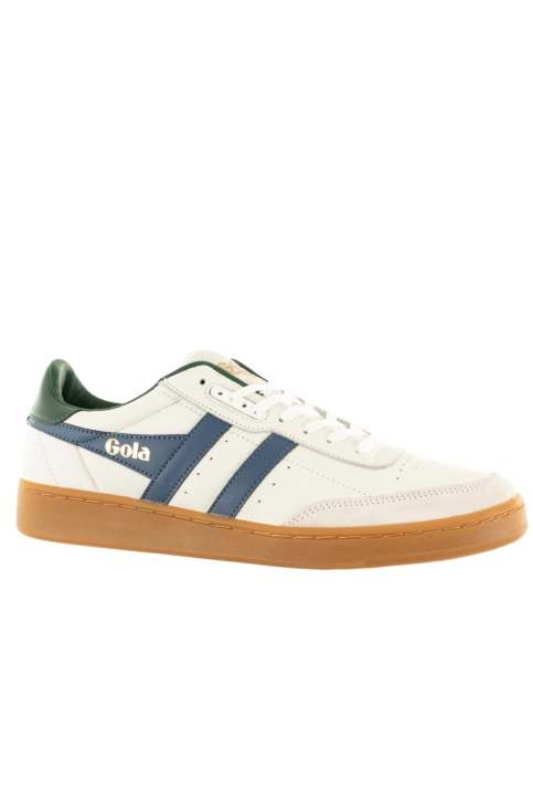 Baskets basses gola cmb261 wht/m.light/evergrn/gum