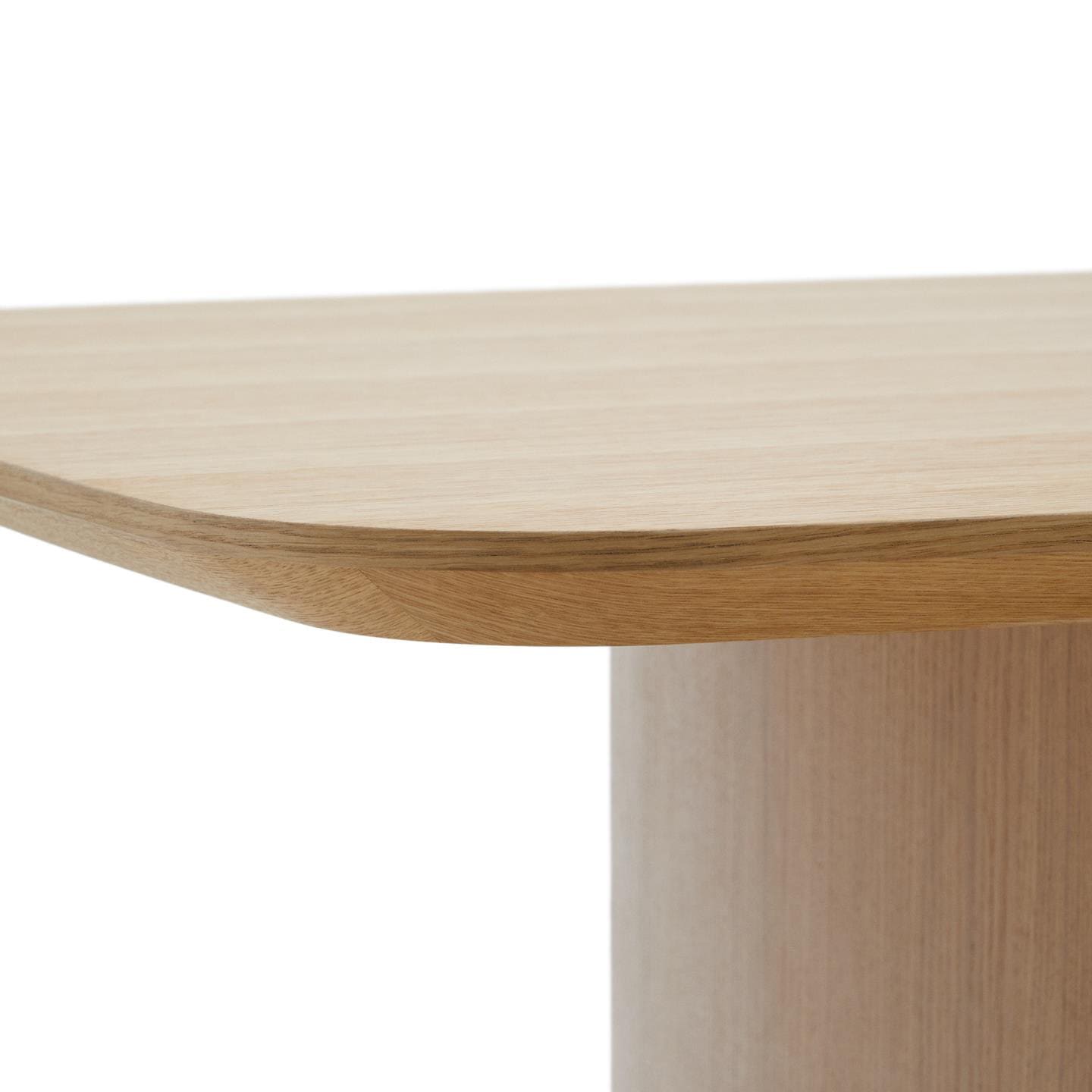 Kave Home Tisch LITTO 240 x 100 cm Eichefurnier braun