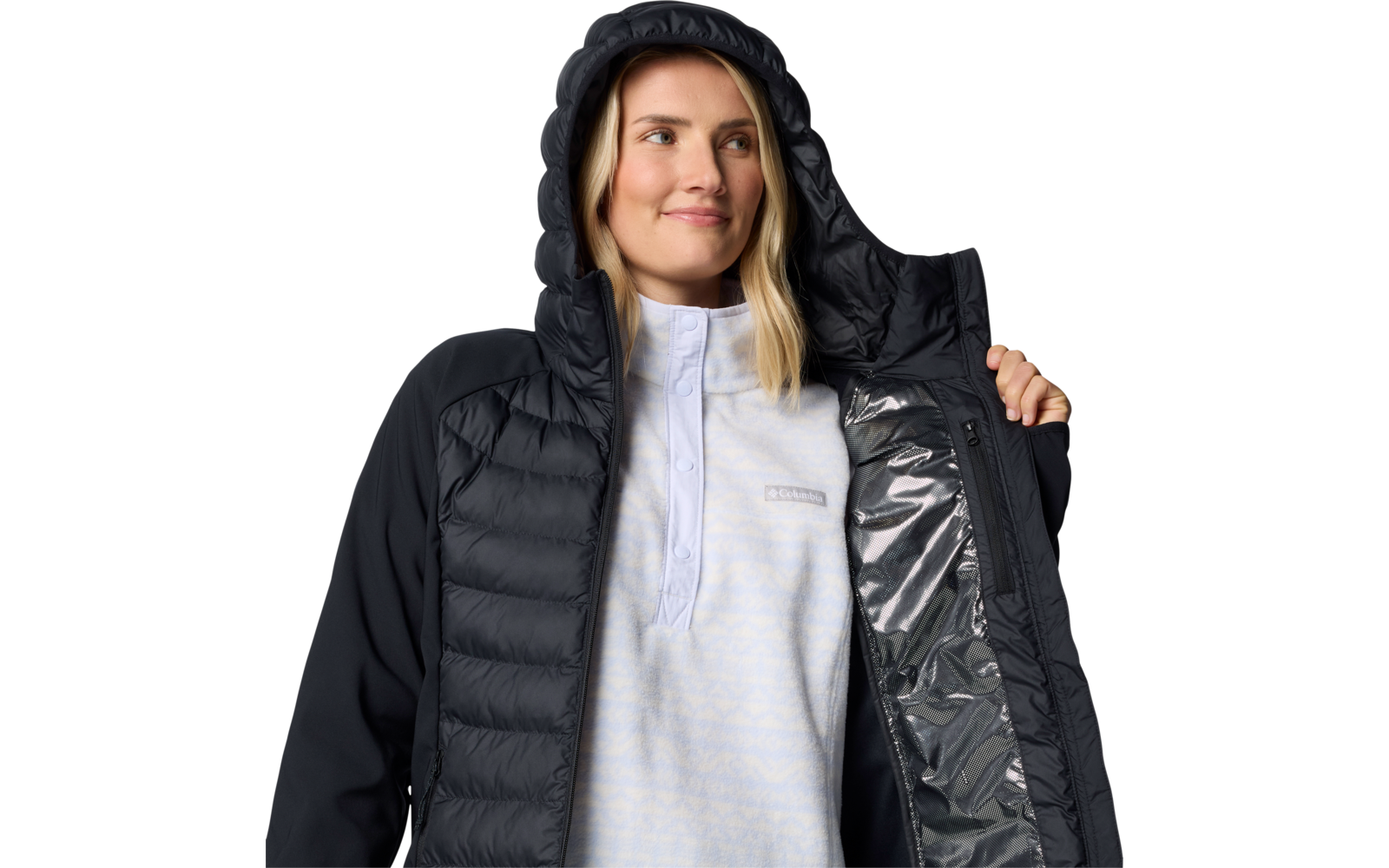Columbia Powder Lite II isolierte Hybrid Damenjacke