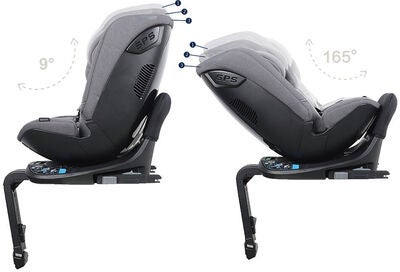 Beemoo Rotate i-Size Bilstol, Mineral Grey