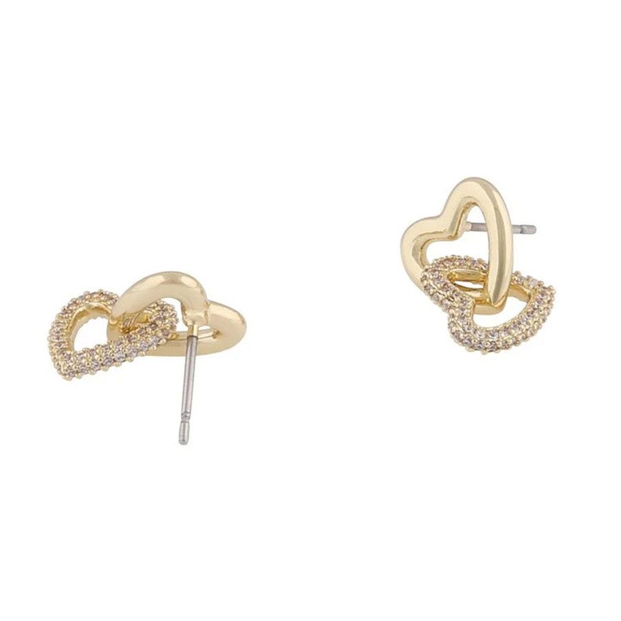 Snö Of Sweden Brooklyn Short Pendant Ear Gold/Clear