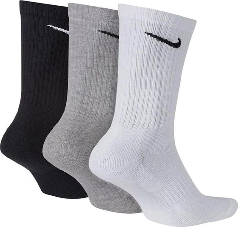 Nike - Everyday Cushion Crew Socks - 3-Pack Crew Socks-34 - 38