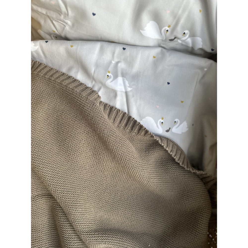 Køb Vanilla COPENHAGEN Wood Strikket Tæppe