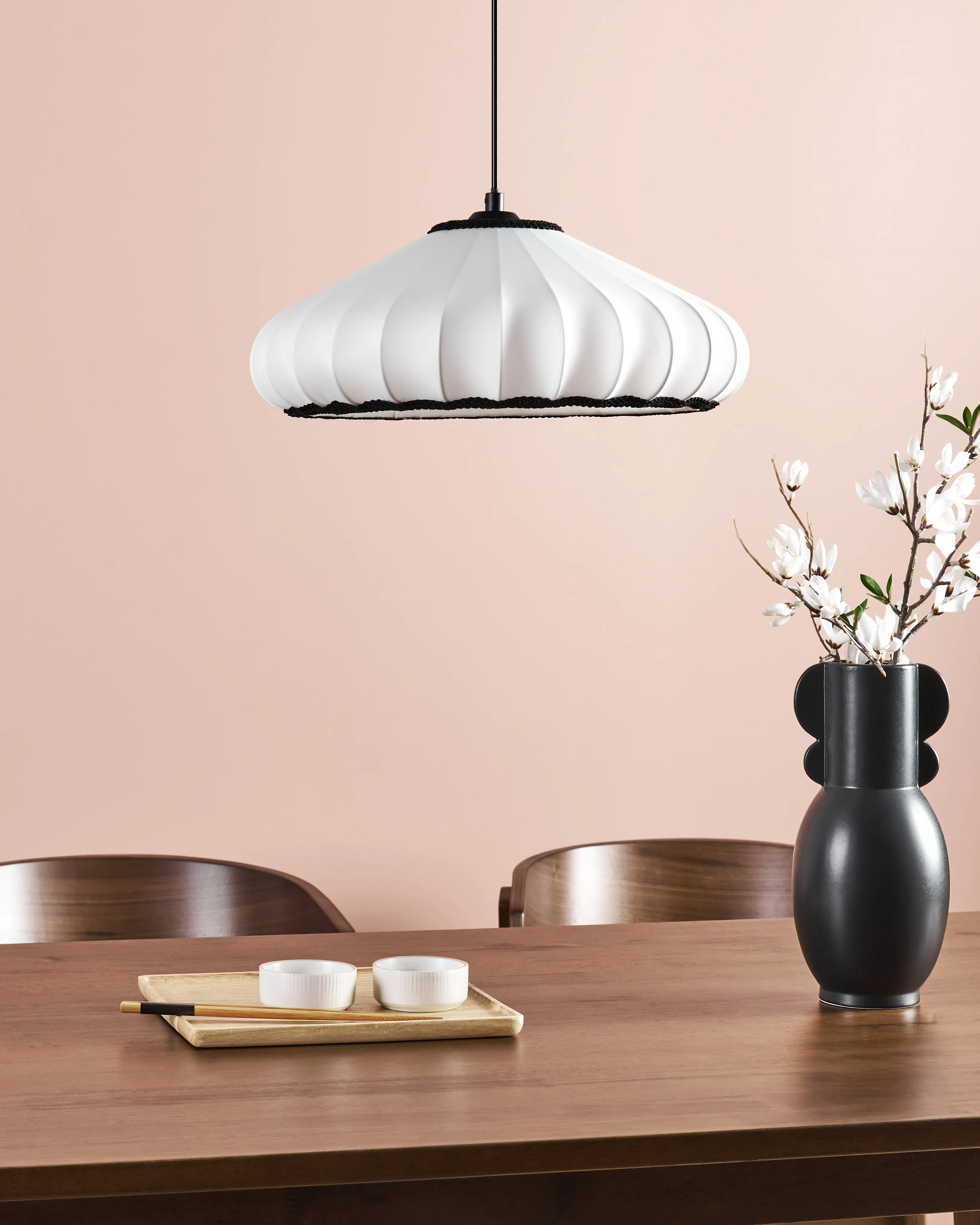 Hanglamp ZULIA Synthetisch materiaal Wit