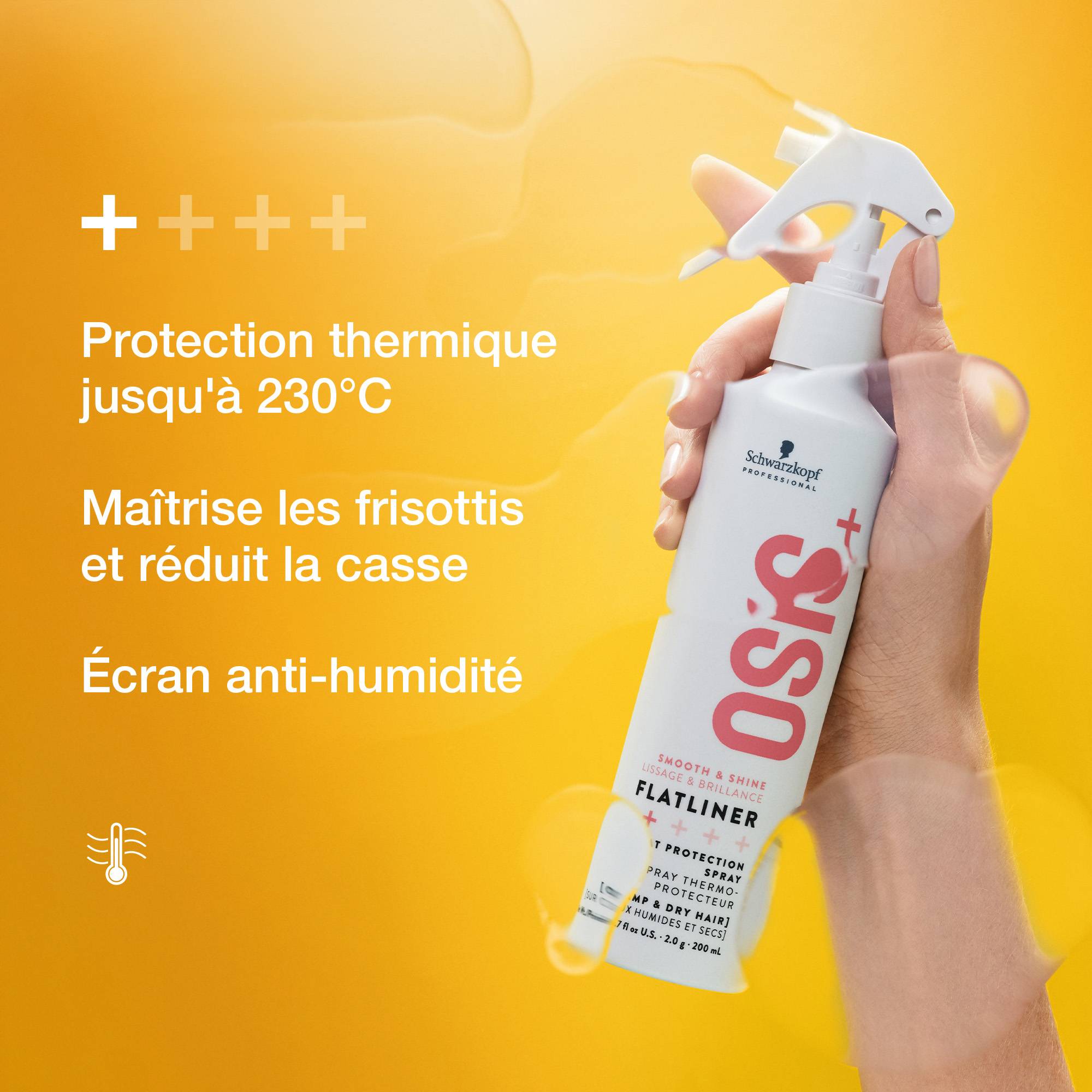Spray thermo-protecteur Osis  Flatliner / 200ml