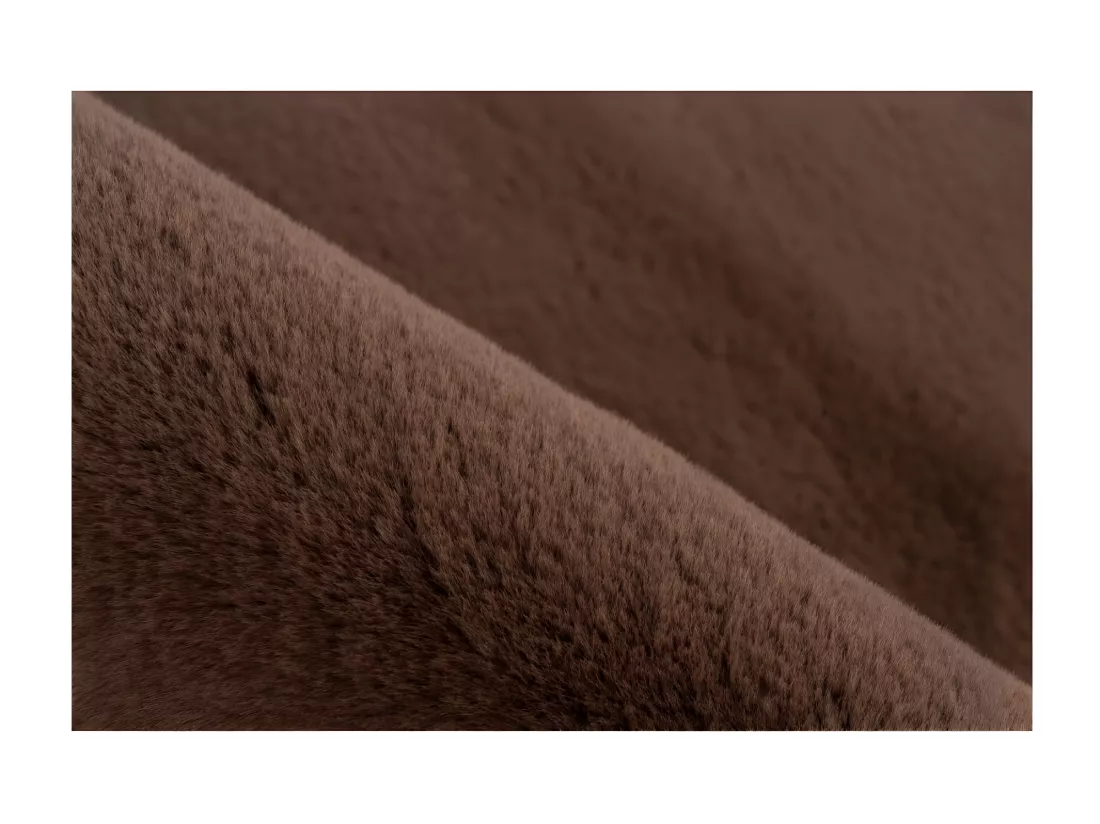 Tapis 170x120cm, design E005N coloris brun - Confort et élégance pour votre intérieur