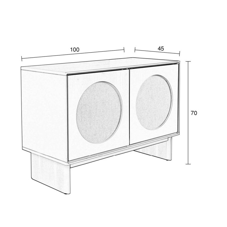Zuiver Twin dressoir