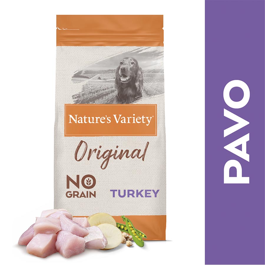 Ração Nature's Variety Original Adult Medium com Peru para Cães