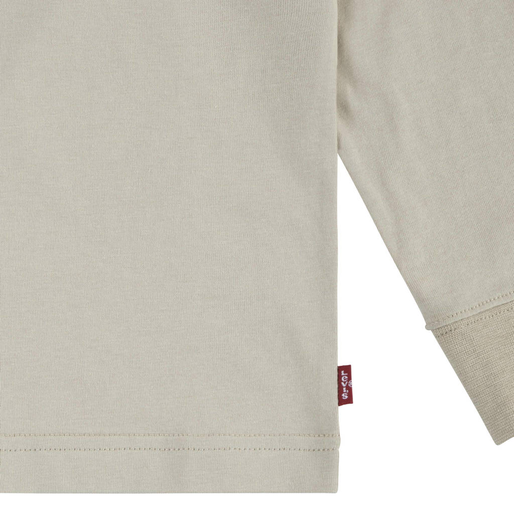 Levi's longsleeve Batwing met logo beige