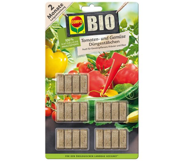 COMPO BIO Tomaten- und Gemüsedüngestäbchen,