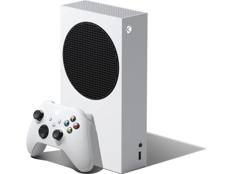 Microsoft® Xbox Series S | Spillekonsol - 1440p@60fps / 1080p@120fps - 512GB SSD NVme - Wi-Fi/LAN - HDMI® 2.1 - Hvid | Inkl. 1 x Xbox trådløs controller (Hvid)