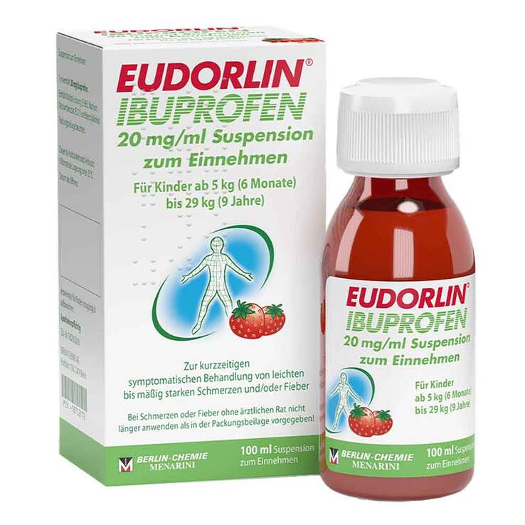 Eudorlin Ibuprofen 20 mg/ml Suspension zum Einnehmen, 100 ml