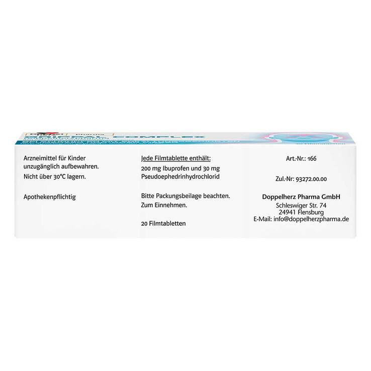 GRIPPAL COMPLEX DoppelherzPharma Filmtabletten , 20 St