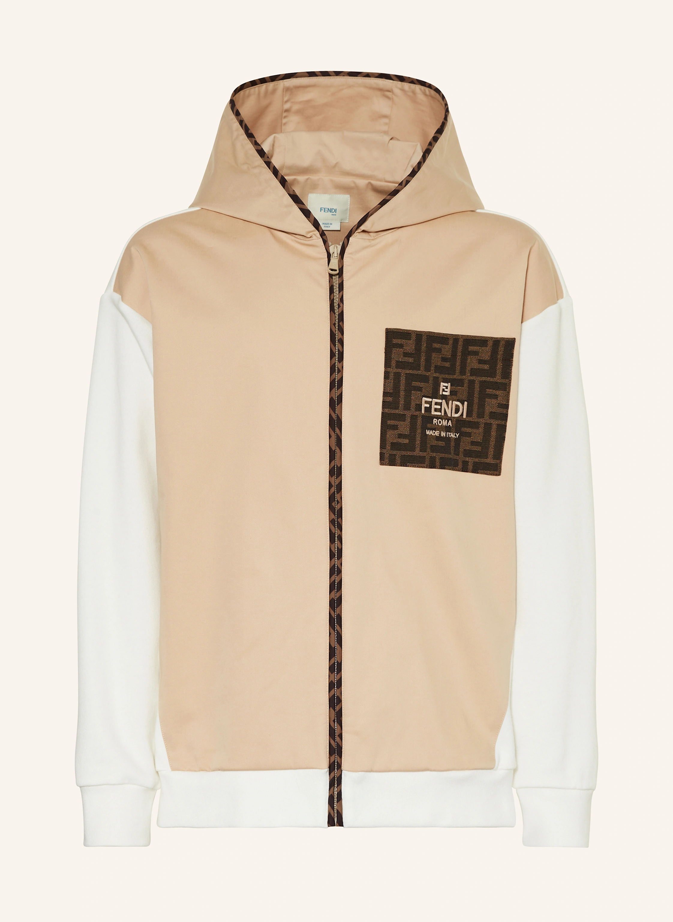 FENDI Jacke im Materialmix