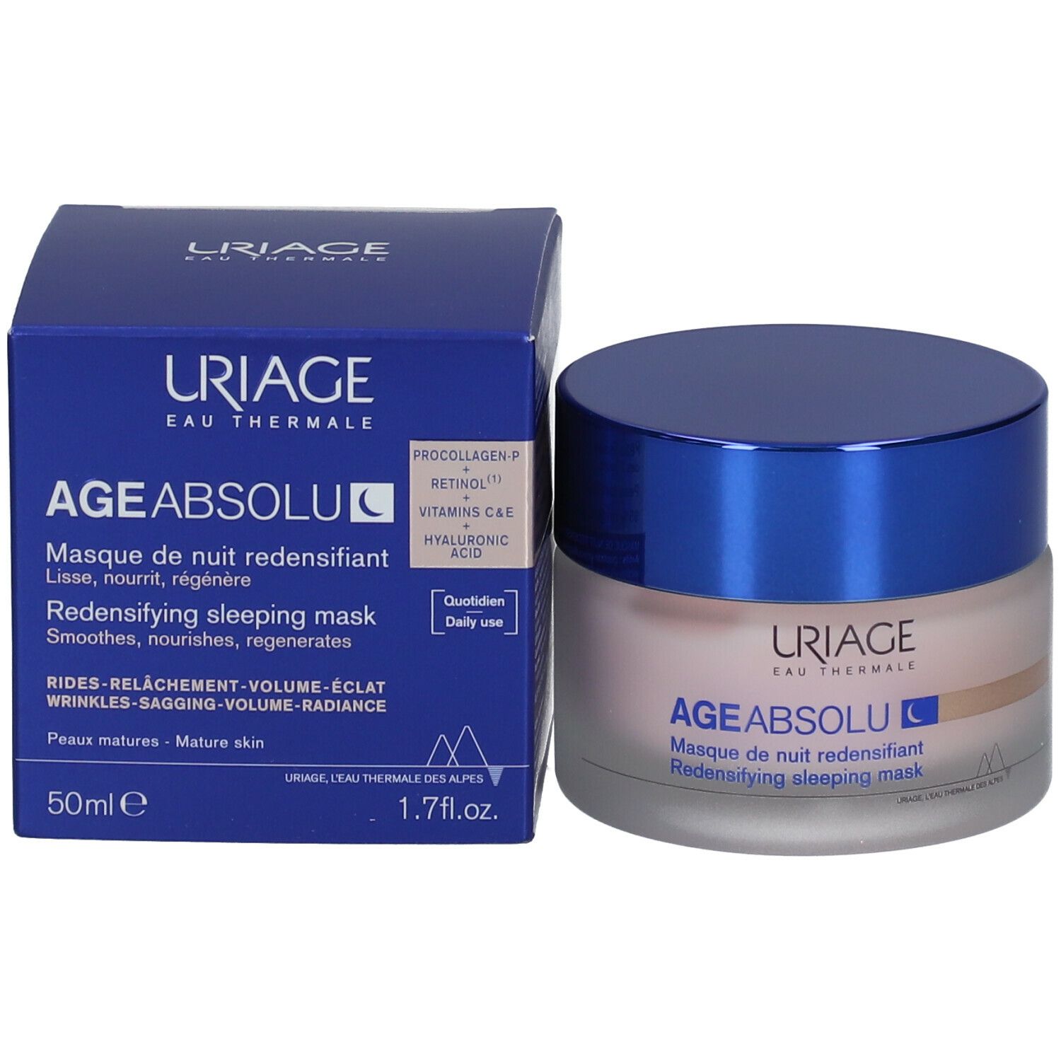 URIAGE AGE ABSOLU straffende Nachtmaske
