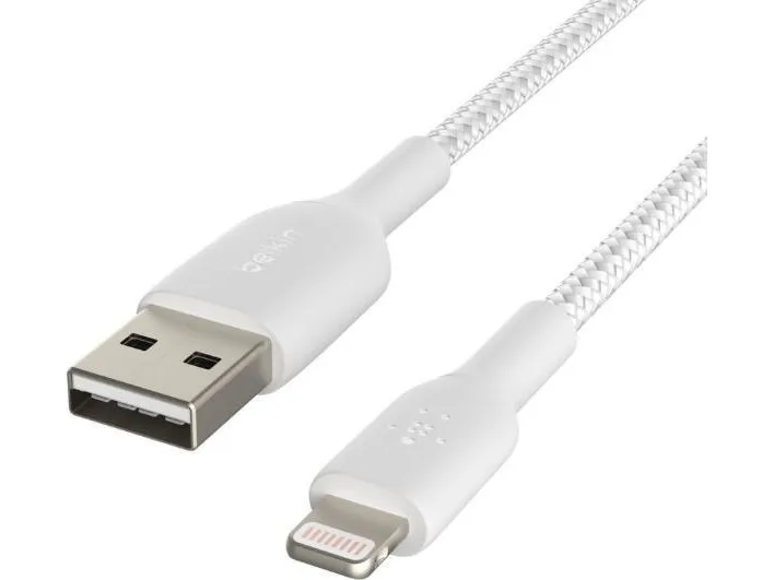 Belkin BoostCharge - Lightning-kabel - Lightning han til USB han - 1 m - hvid