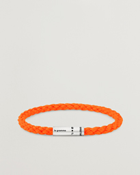 LE GRAMME X Orlebar Brown Nato Bracelet Orange/Sterling Silver