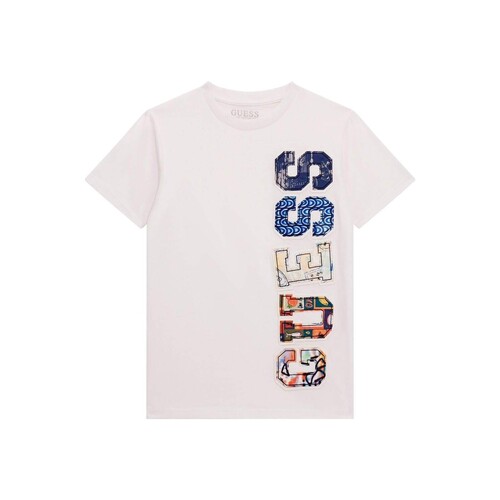 Guess - SS T SHIRT - Blanc