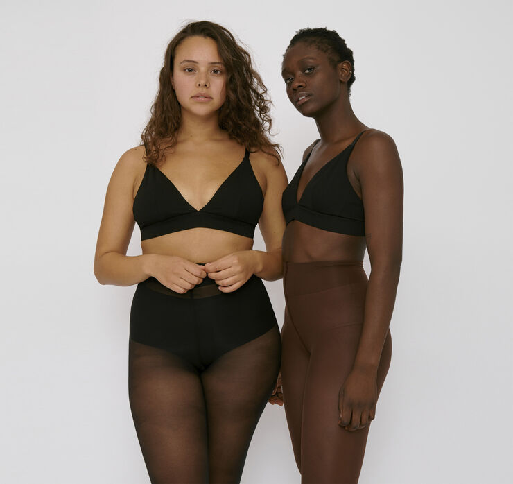 Organic Basics Re-Tights High-Rise 20 Den 2-pack Oak