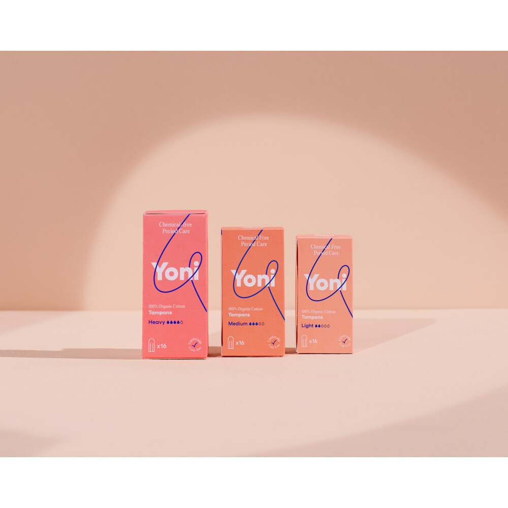 Yoni Biologisch Katoenen Tampons Heavy16 stuks