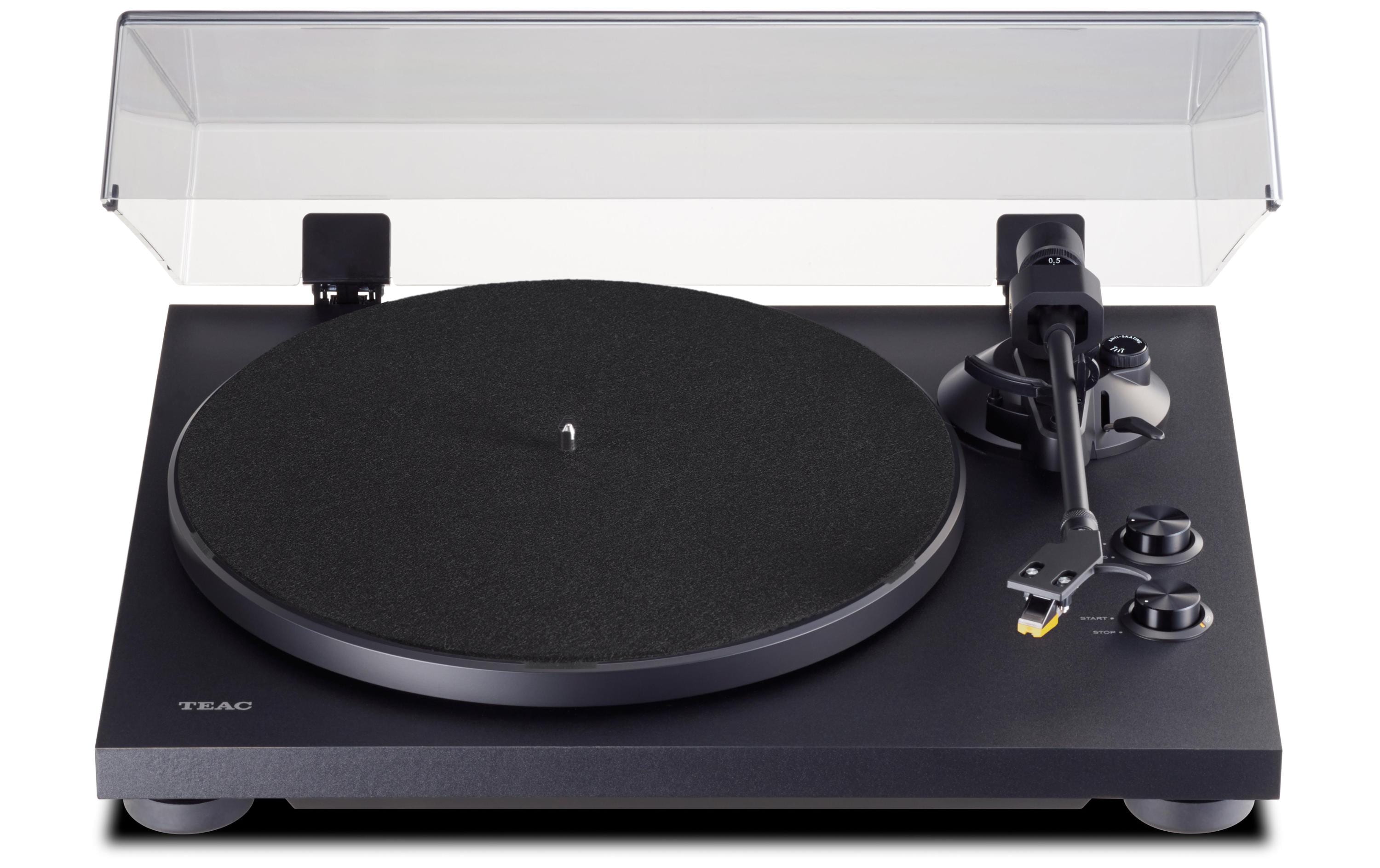 Plattenspieler mit Bluetooth TN-280BT Schwarz<br>Analog-Plattenspieler mit Phono EQ, Bluetooth und 2 Geschwindigkeiten