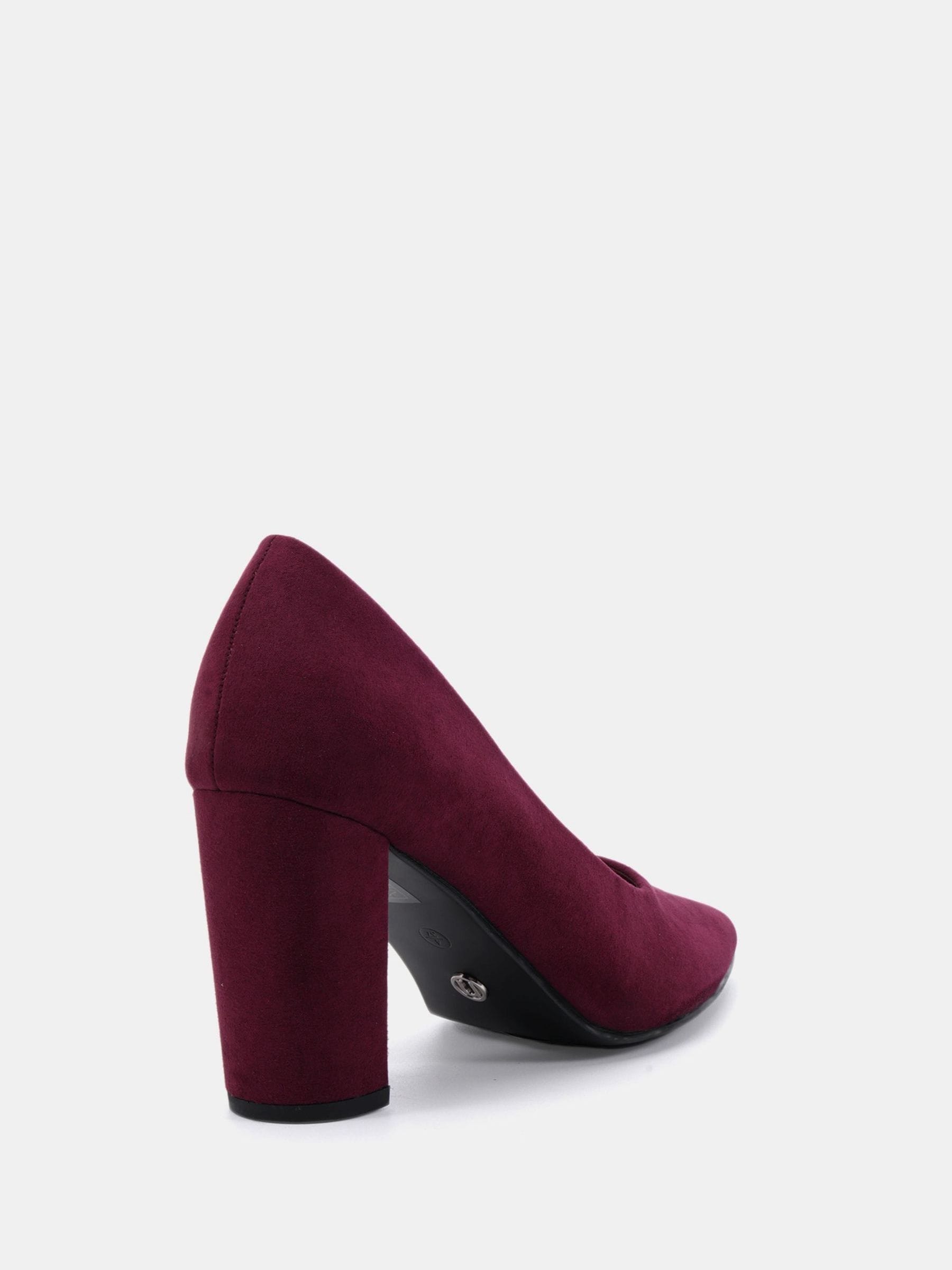 Rood - Novo ILLIANA Point Toe Block Heel Courts