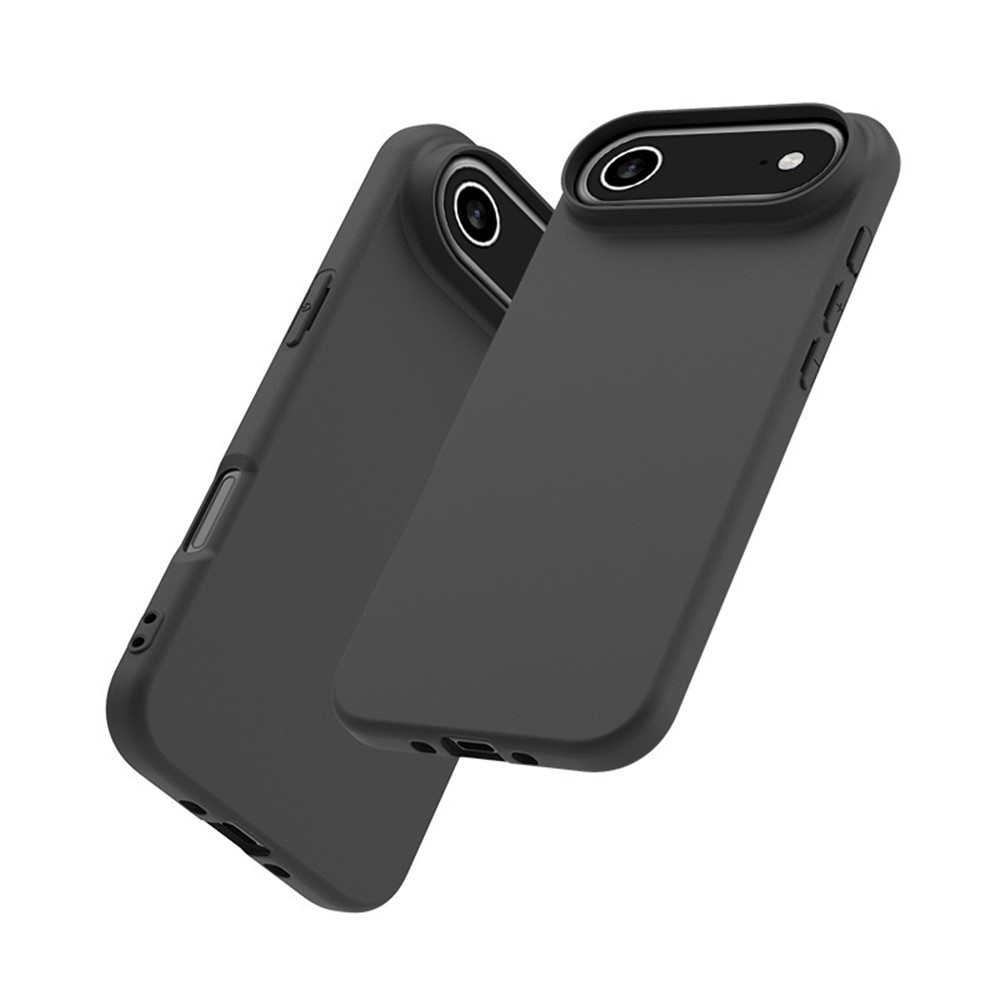 iPhone Air Gummi Case Schutzhülle - Schwarz (Matt)