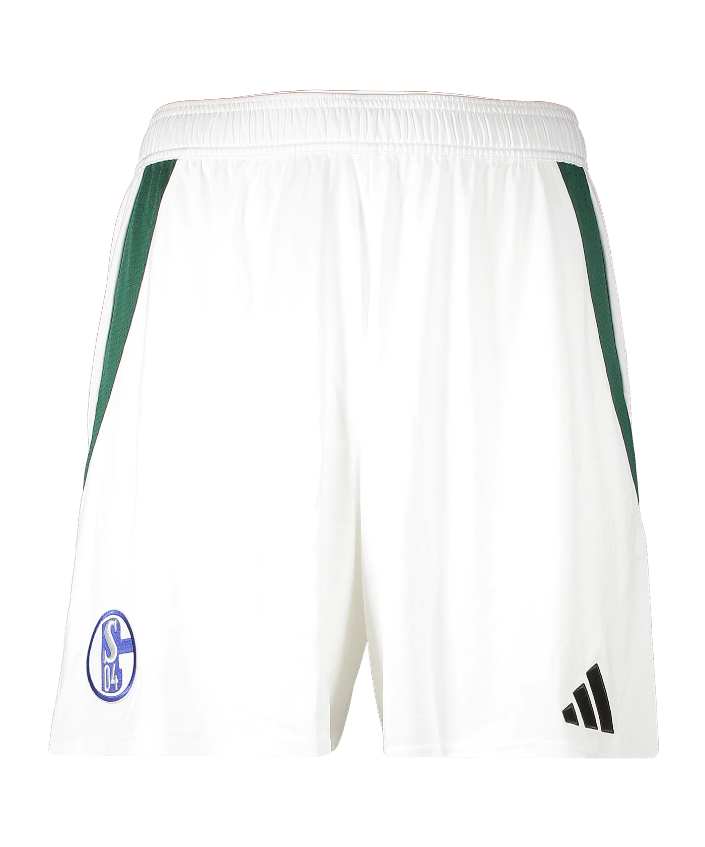 adidas FC Schalke 04 Short Away 2024/2025 Kids Weiss Grün