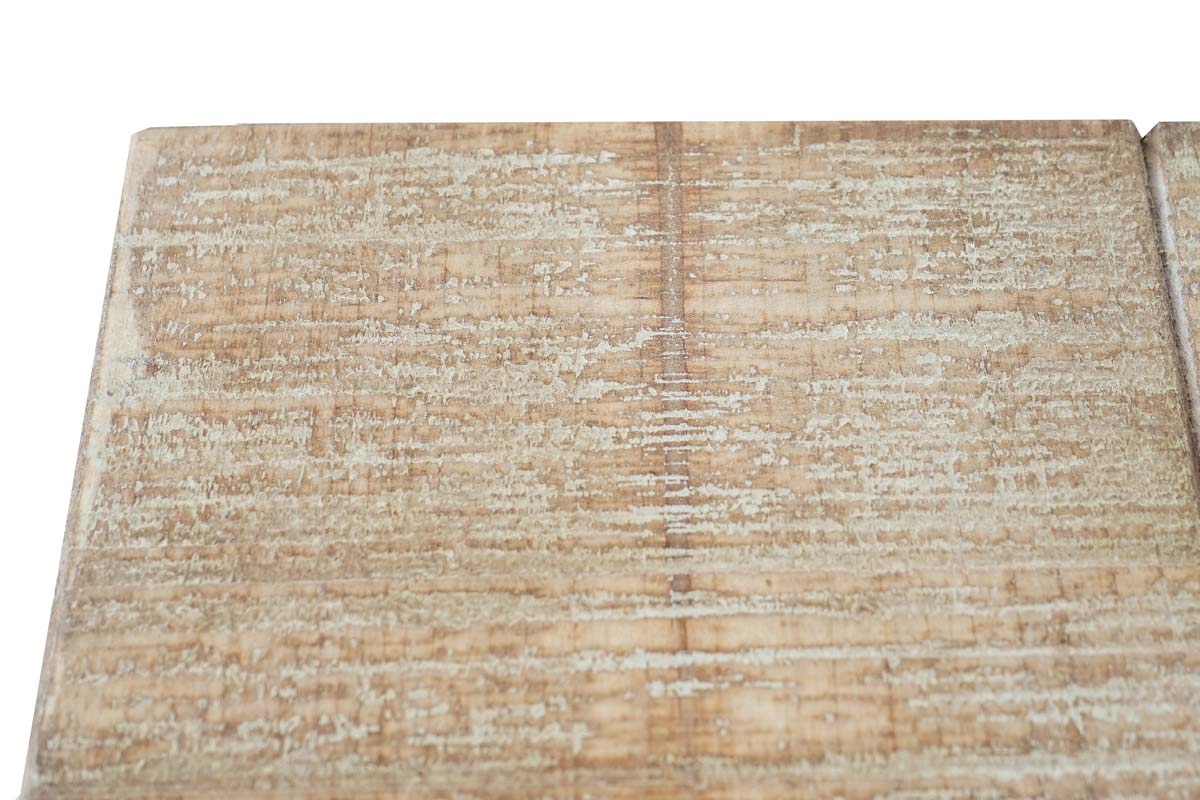 Sitzhocker MCW-A15, Hocker Fußhocker Holzhocker, Tanne Holz rustikal massiv MVG-zertifiziert 48x36x32cm