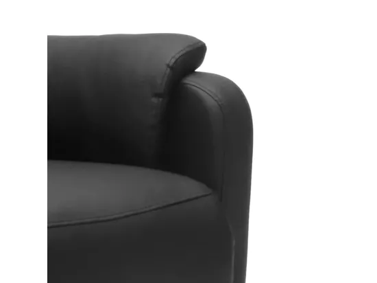 Fauteuil relax inclinable en similicuir repose-pieds WALT