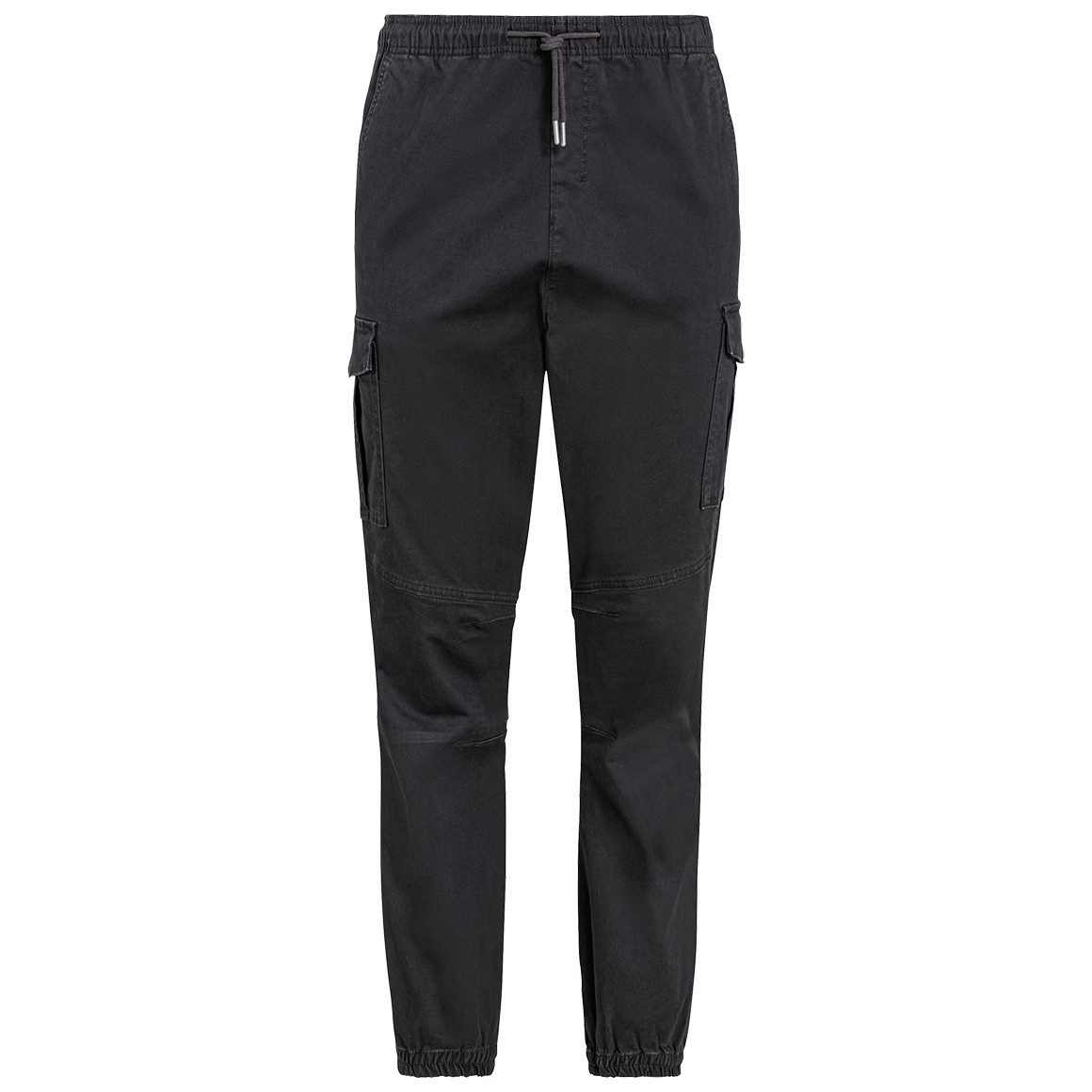 VanVaan Denim Herren Cargohose in Unifarben dunkelgrau