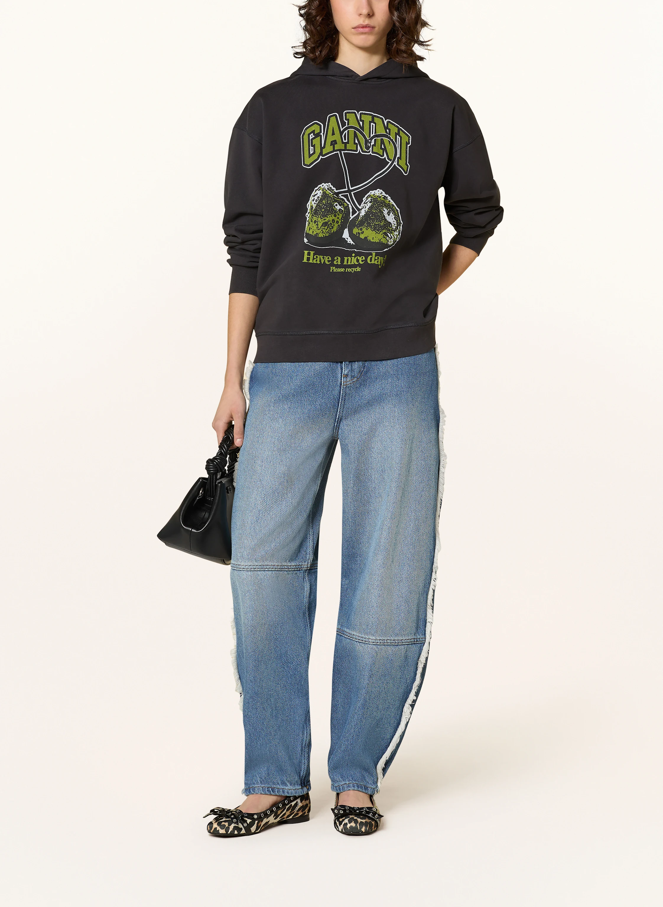 GANNI Oversized-Hoodie ISOLI