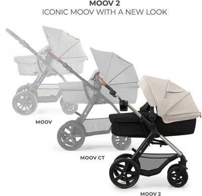 Kinderkraft MOOV 2 4-in-1 Duovogn, Moonlight Grey