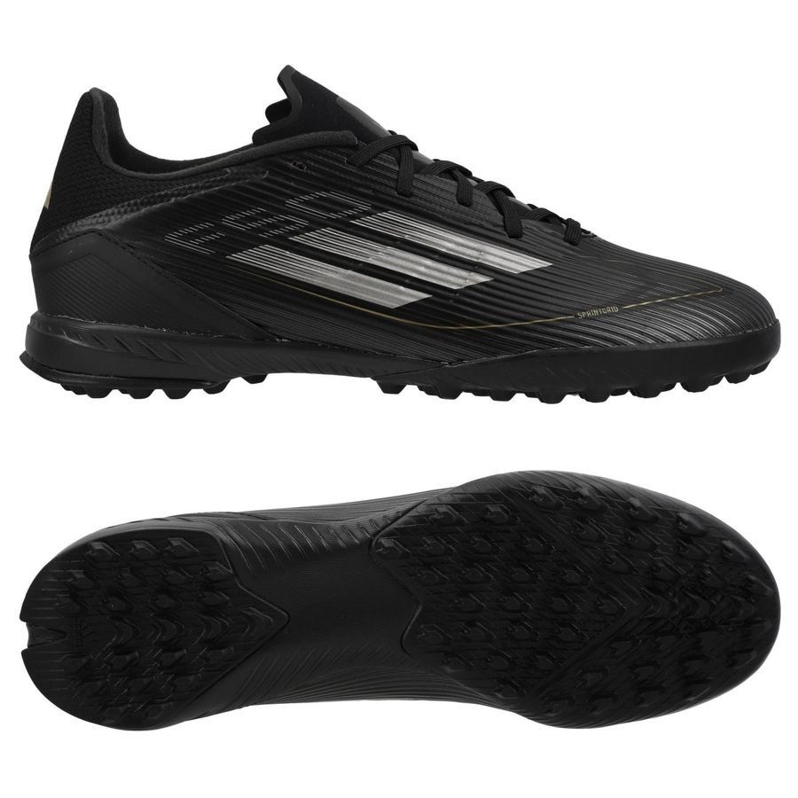 adidas F50 League TF Dark Spark - Noir/Argenté/Doré