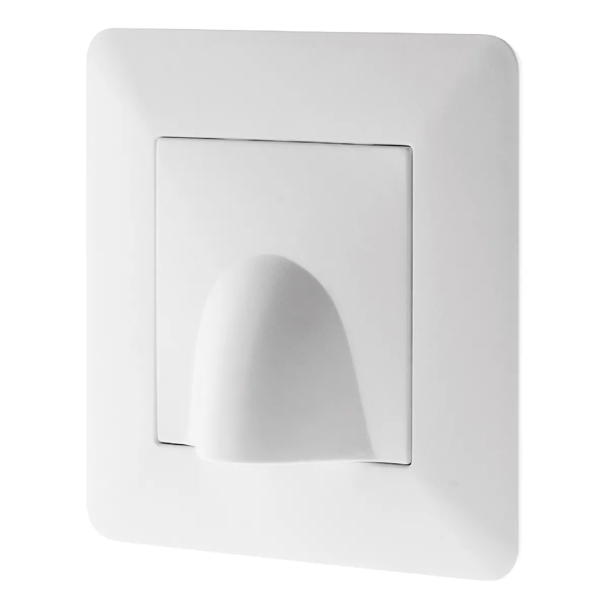 Zenitech Plaque sortie de câble Artezo - Blanc