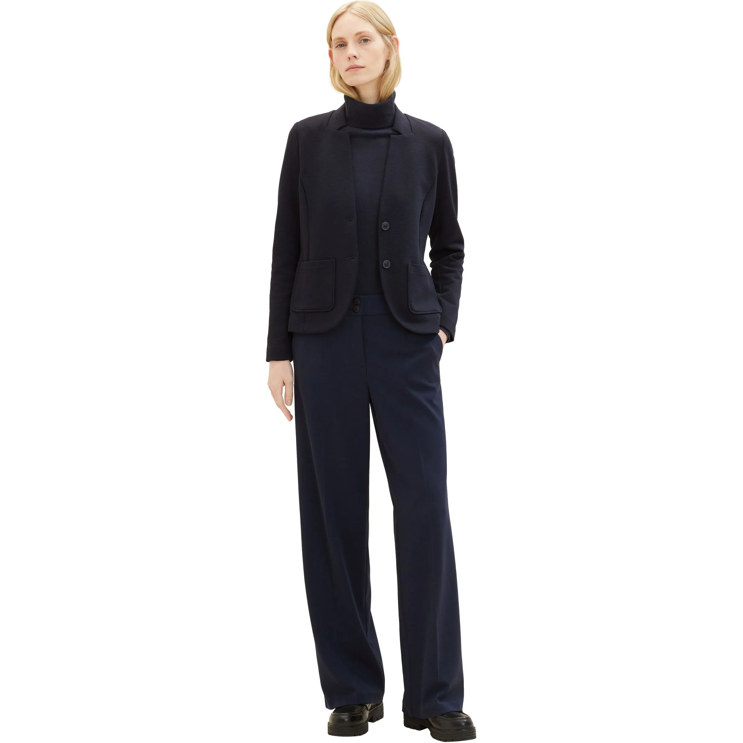 Damen Blazer in Ottoman Ripp
