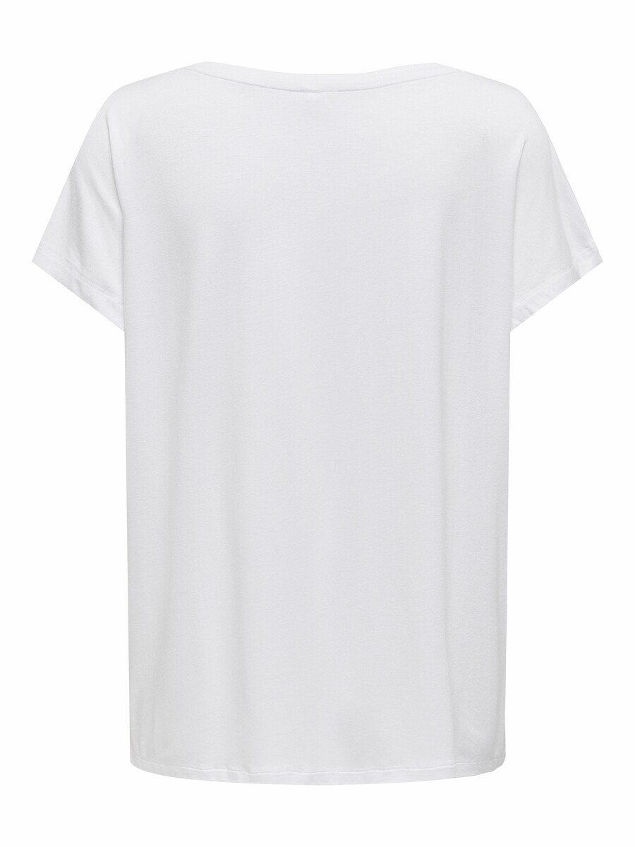 ONLY PLAY<br>Camiseta com gola redonda e mangas curtas