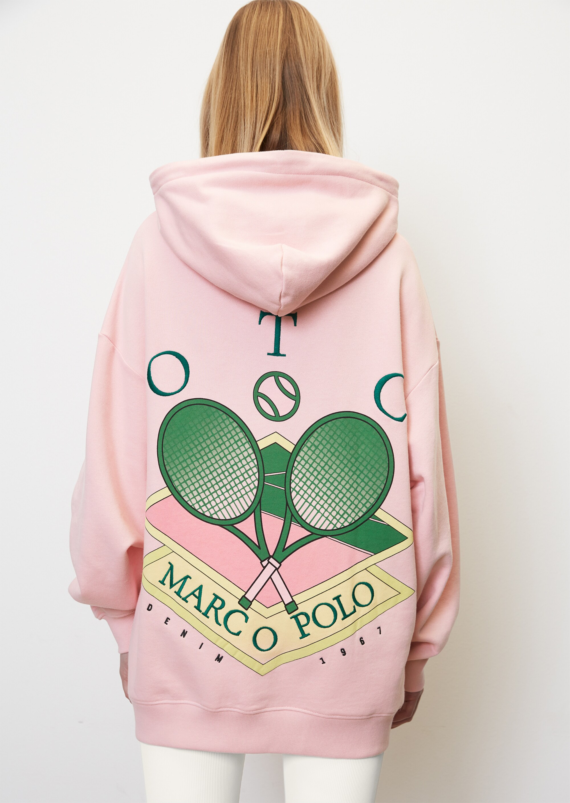 Oversize-Kapuzen-Sweatshirtmit kuscheliger Innenseite