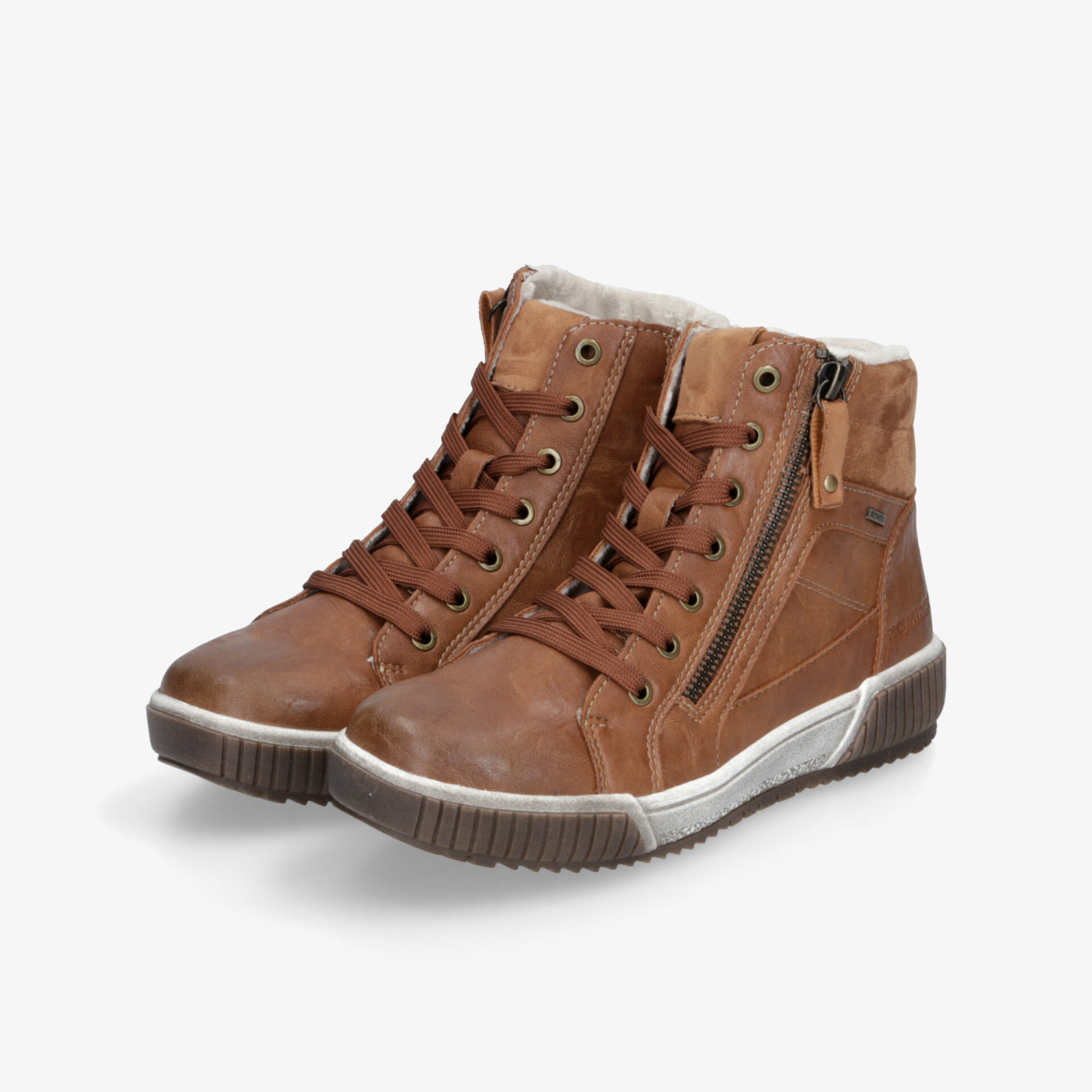 ROMIKA Unisex Stiefeletten cognac