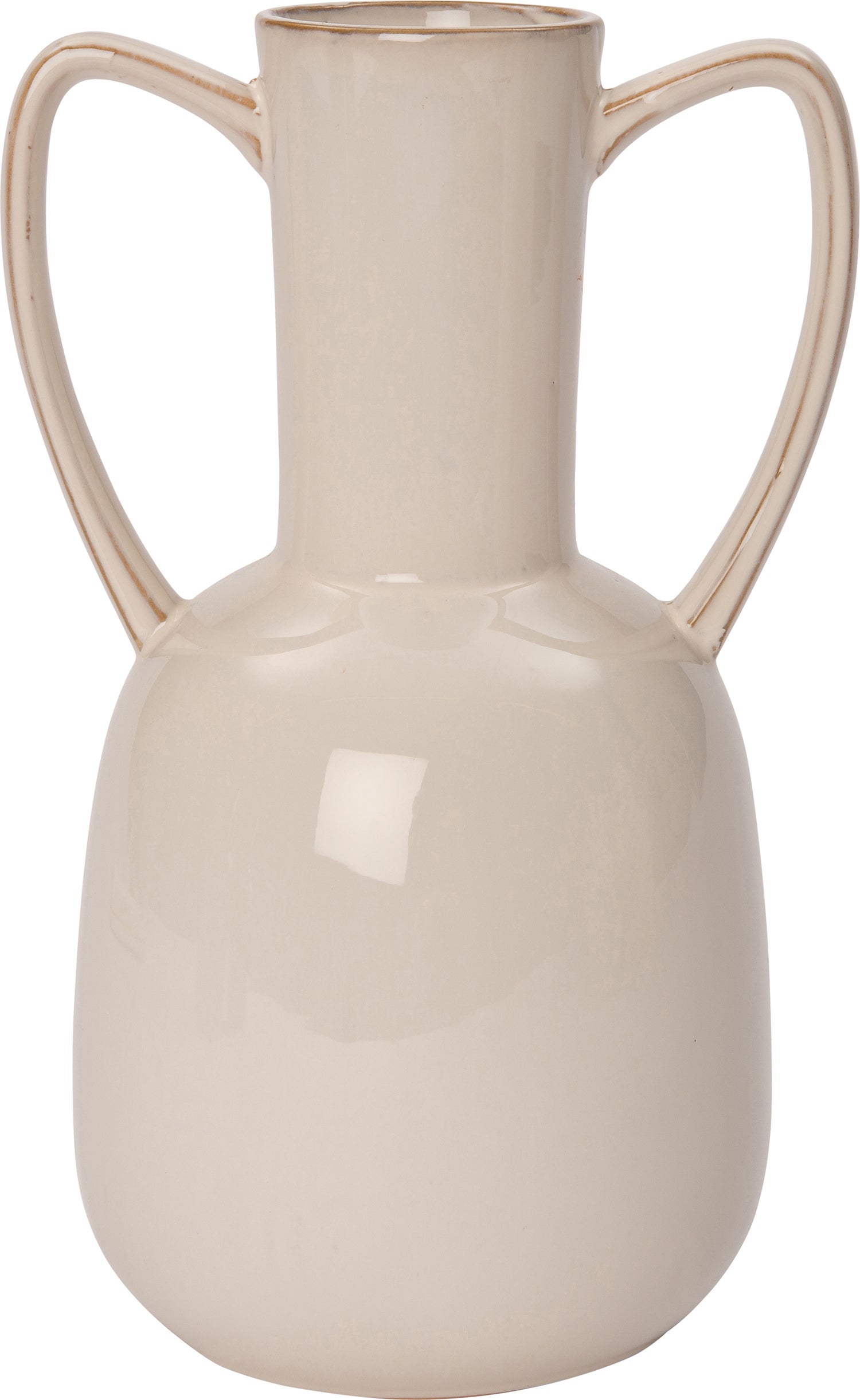 Intratuin vaas Celine wit D 15,3 H 30 cm